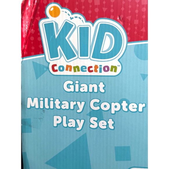 Giant Military Copter Play Set With 57 Pieces Light & Sound Features Heavy Airli - Picture 8 of 11